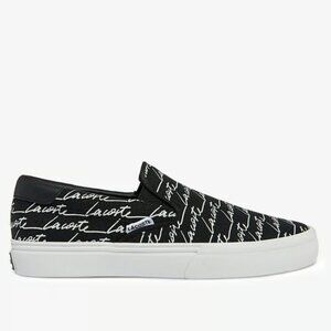 Authentic Lacoste Women’s Jump serve canvas print slip Size 8